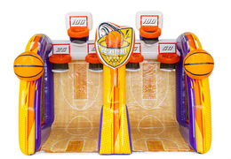 Encomende este colorido jogo de tiro de basquetebol com marcadores para um desafio extra.