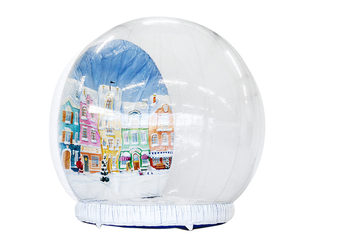 Koop een opblaasbare 4 meter snowglobe voor zowel jong als oud. Bestel opblaasbare winterattracties nu online bij JB Inflatables Nederland 