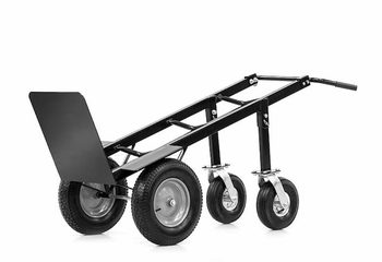 handige steekwagen zwart met vier wielen kopen voor inflatables