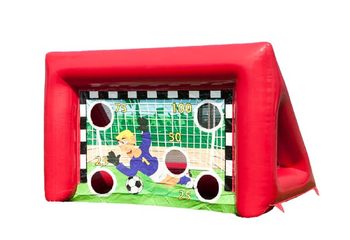 Inflatable opblaasbare rode voetbal goal in de afmeting als een zaalvoetbaldoel voor jong en oud kopen. Bestel opblaasbare voetbal goal nu online bij JB Inflatables Nederland