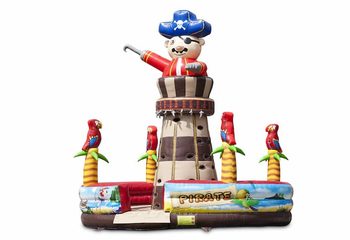 Opblaasbare Klimtoren Piraat kopen voor kinderen in thema piraat bij JB Inflatables