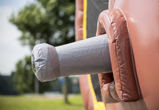 Encomende uma pista de obstáculo inflável de piratas com 8 metros de comprimento para crianças. Compre pistas de obstáculos infláveis ​​online agora na JB Insuflaveis Portugal