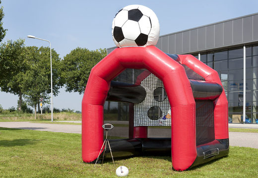 Compre um velocimetro inflável de futebol para jovens e idosos. Encomende um velocimetro de futebol inflável agora online em JB Insuflaveis Portugal