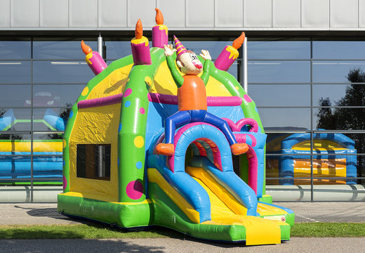 Compre o castelo insuflável de super festa maxifun para crianças na JB Inflatables UK. Encomende castelos insufláveis  ​​online na JB Insufláveis Portugal