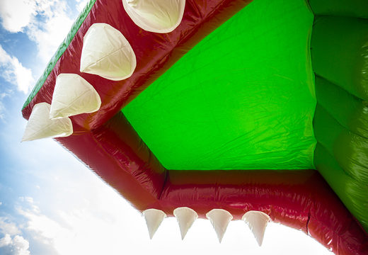 Pista de obstáculo de crocodilo com objetos 3D para crianças. Compre pistas de obstáculos infláveis ​​online agora na JB Insuflaveis Portugal