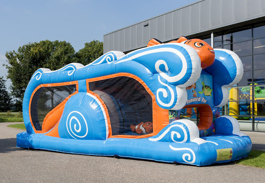 Compre a mini pista de obstáculo infláveis ​​Seaworld 8m para crianças. Ordene pistas de obstáculos infláveis ​​agora online em JB Insuflaveis Portugal