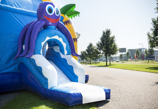 Encomende um castelo insuflável polivalente com telhado inspirado no tema nemo seaworld para crianças na JB Insufláveis Portugal. Compre castelos insufláveis ​​online na JB Insufláveis Portugal