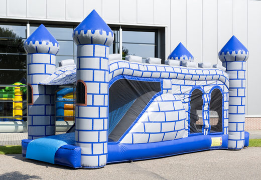 Ordene uma pista de obstáculo de castelo inflável com 8 metros de comprimento para crianças. Compre pistas de obstáculos infláveis ​​online agora na JB Insuflaveis Portugal