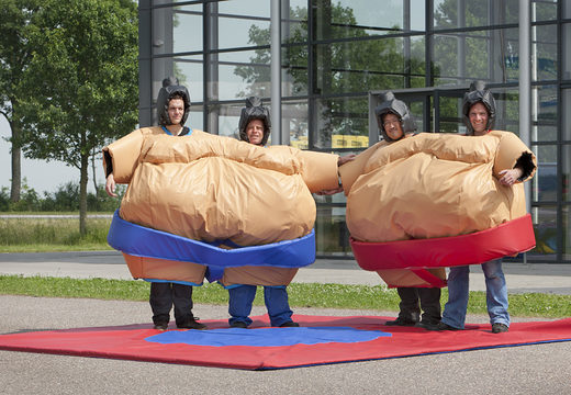Encomende trajes de sumô gêmeos infláveis ​​para jovens e idosos. Compre ternos de sumô infláveis ​​online na JB Insuflaveis Portugal