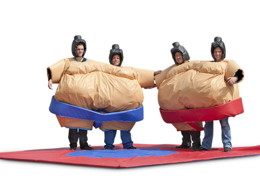 Obtenha ternos gêmeos de sumô para jovens e idosos online. Compre infláveis ​​na JB Insuflaveis Portugal