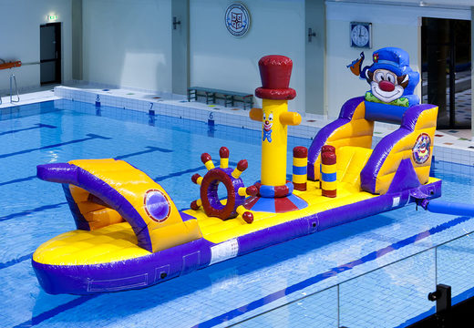 Obtenha um navio inflável com tema de circo para jovens e idosos. Encomende jogos de sinuca infláveis ​​agora online na JB Insuflaveis Portugal