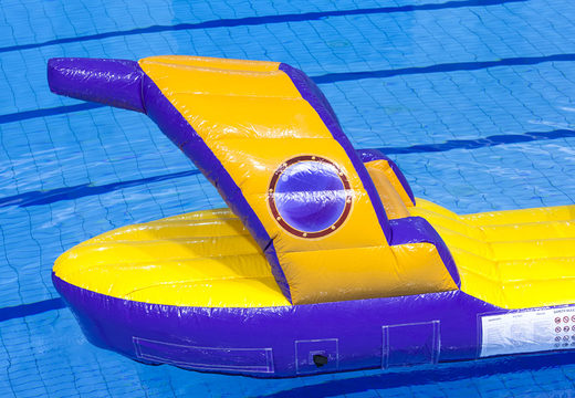 Compre um navio inflável com tema de circo para jovens e idosos. Encomende atrações aquáticas infláveis ​​agora online na JB Insuflaveis Portugal