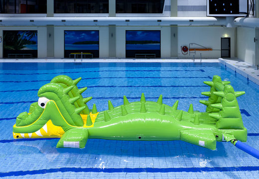Compre uma corrida de crocodilo inflável hermética para jovens e idosos. Encomende atrações aquáticas infláveis ​​agora online na JB Insuflaveis Portugal