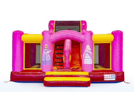 Encomende o slidebox inflável legal no tema princesa para crianças. Compre castelos insufláveis ​​online na JB Insuflaveis Portugal