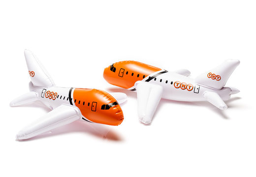 Compre um mini avião inflável TNT em pvc. Encomende seus objetos de publicidade infláveis ​​agora online em JB Insuflaveis Portugal