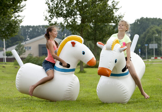 Obtenha seus cavalos saltitantes infláveis ​​de tamanho grande para velhos e jovens online agora. Encomende itens infláveis ​​na JB Insuflaveis Portugal