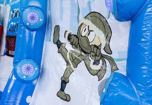 Compre o jogo IPS inflável Ninja Snow na JB Inflatables