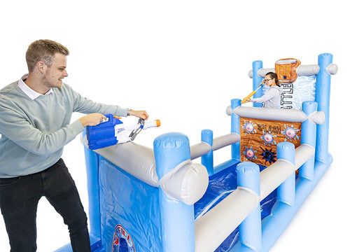 Encomende o IPS Water Wars inflável com canhões de água para jovens e idosos. Compre atrações aquáticas infláveis ​​online agora na JB Insuflaveis Portugal