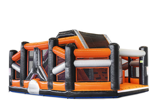 Compre a pista de obstáculos Mega Dodge ou Slide para crianças. Encomende cursos de obstáculos infláveis ​​online agora na JB Insuflaveis Portugal