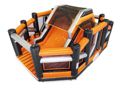 Compre uma pista de obstáculos modular inflável de 40 peças giga Dodge ou Slide para crianças. Encomende cursos de obstáculos infláveis ​​online agora na JB Insuflaveis Portugal