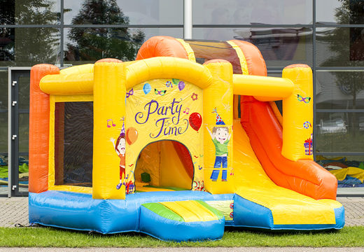 Compre um castelo insuflável com tema de festa para crianças. Encomende castelos insufláveis ​​online na JB Insufláveis ​​Portugal