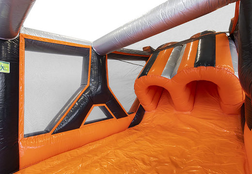 Compre pista de obstáculos modular giga Tunnelslide inflável de 40 peças para crianças. Encomende cursos de obstáculos infláveis ​​online agora na JB Insuflaveis Portugal