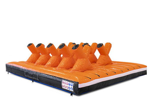 Compre um curso de assalto modular de plataforma giga X inflável de 40 peças para crianças. Encomende cursos de obstáculos infláveis ​​online agora na JB Insuflaveis Portugal