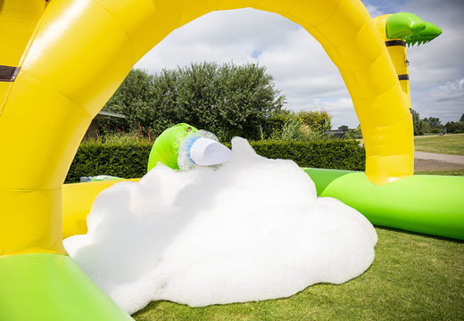 Bubble park Jungle com torneira de espuma para crianças. Encomende castelos insufláveis ​​na JB Insufláveis Portugal