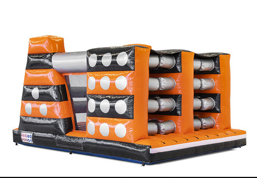 Encomende o curso de assalto inflável Mega Gate Dodger de 40 peças para crianças. Compre cursos de obstáculos infláveis ​​online agora na JB Insuflaveis Portugal