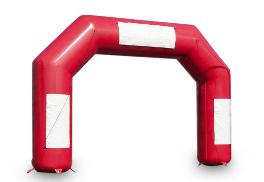 Arcos de meta ​​insufláveis ​​de início e acabamento em vermelho para venda na JB Insuflaveis Portugal Os arcos de meta insufláveis ​​padrão em cores diferentes são ideais para qualquer evento esportivo