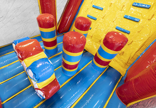 Rollercoaster 9m pista de obstáculo inflável para crianças. Ordene pistas de obstáculos infláveis ​​agora online em JB Insuflaveis Portugal