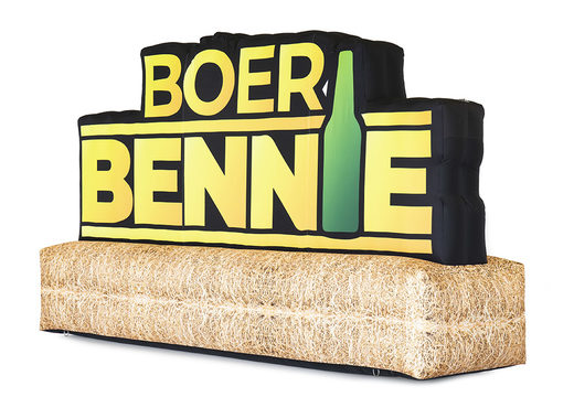 Compre online a ampliação do logotipo inflável Boer Bennie. Encomende sua réplica de produto inflável agora na JB Insuflaveis Portugal
