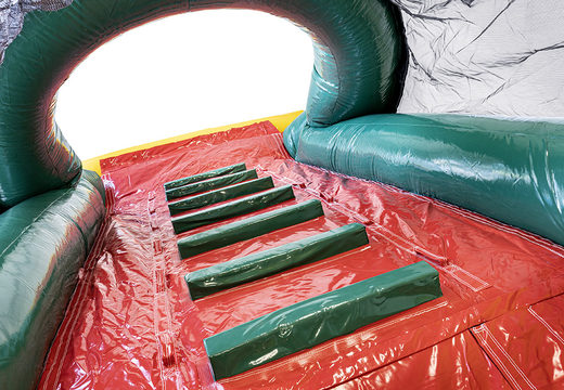 Compre um grande escorregador inflável dinopark para jovens e idosos. Encomende já a pista de rolos insufláveis ​​online em JB Insuflaveis Portugal