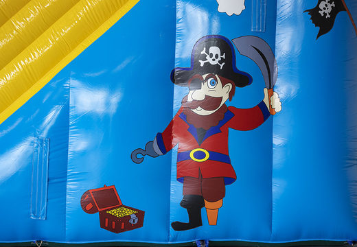 Obtenha seu slide pirata inflável com objetos 3D online para crianças. Ordene escorregadores infláveis ​​agora online em JB Insuflaveis Portugal