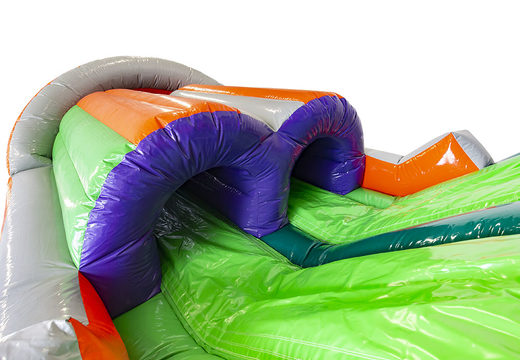 Compre pista de obstáculos multicolorida inflável para jovens e idosos. Encomende cursos de obstáculos infláveis ​​online agora em JB Insuflaveis Portugal