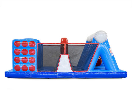 Compre uma pista de obstáculos modular Way Out inflável de 40 peças giga para crianças. Encomende cursos de obstáculos infláveis ​​online agora na JB Insuflaveis Portugal