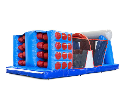 Compre um curso de assalto Way Out modular mega inflável de 40 peças giga para crianças. Encomende cursos de obstáculos infláveis ​​online agora na JB Insuflaveis Portugal