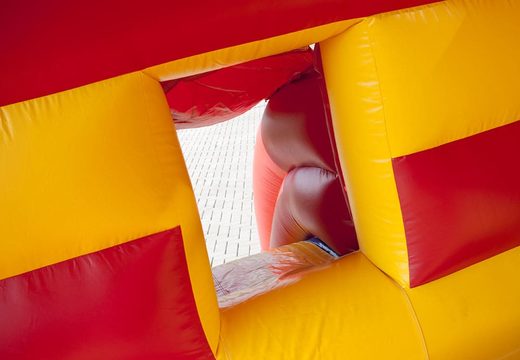 Compre um castelo insuflável midi multifun com tema de circo e teto, para crianças ou para uso comercial na JB Insufláveis ​​Portugal