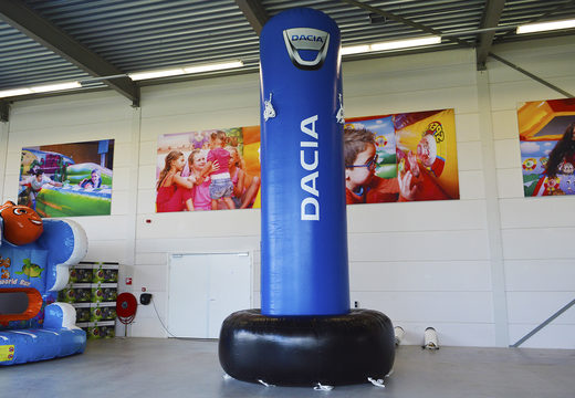 Encomende o pilar insuflável Dacia Promo online. Compre colunas infláveis ​​na JB Insuflaveis Portugal
