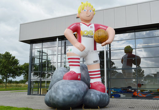 Compre boneca inflável FC Emmen Mascot. Encomende objetos 3D infláveis ​​agora online na JB Insuflaveis Portugal