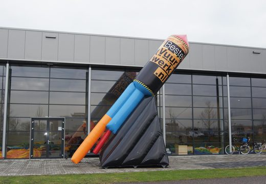 Compre a ampliação do produto do foguete inflável em diferentes cores e tamanhos. Encomende ​​infláveis ​​agora online em JB Insuflaveis Portugal