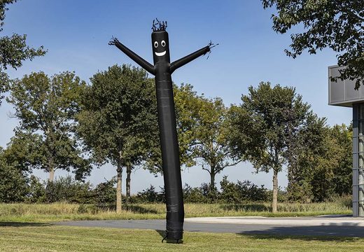Airdancer insuflável ​​padrão de 6 ou 8 metros em preto à venda na JB Insuflaveis Portugal. Ordene air dancer insufláveis em cores e dimensões padrão diretamente online