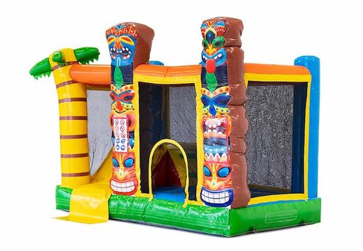 Compre um castelo insuflável do Havaí com ou sem banheira para as crianças. Encomende castelos insufláveis online na JB Insufláveis ​​Portugal