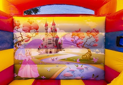 Mini castelo insuflável multifunções com tema de princesa, para crianças à venda na JB Insufláveis ​​Portugal