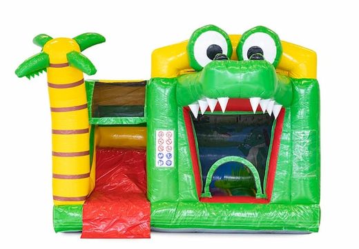 Encomende um castelo insuflável multifuncional de crocodilos tema com banheiras conectáveis na JB Insufláveis ​​Portugal. Compre castelos insufláveis online na JB Insufláveis ​​Portugal