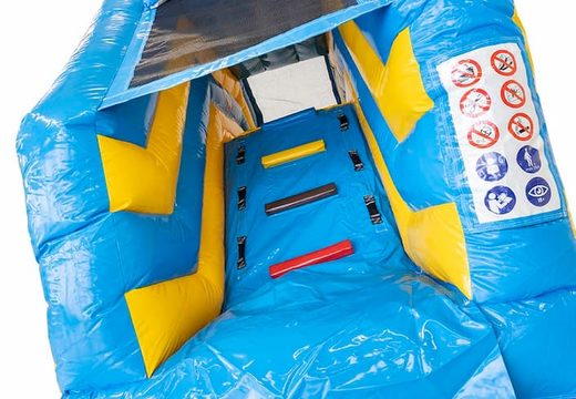 Compre um castelo inflável multijogador para as crianças com um objeto 3D de um grande golfinho em cima, com ou sem banheira, na JB Insufláveis ​​Portugal. Encomende castelos insufláveis online na JB Insufláveis ​​Portugal
