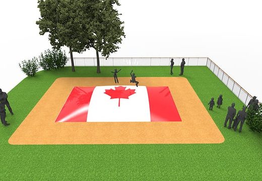 Encomende a montanha aérea da bandeira do Canadá para crianças. Compre montanhas aéreas infláveis ​​agora online na JB Insuflaveis Portugal