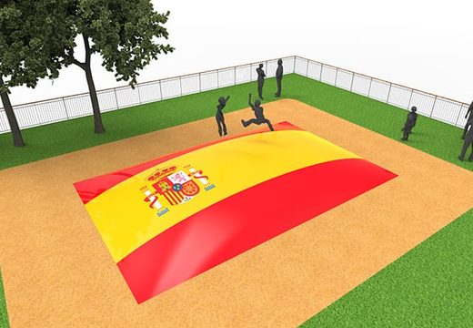 Compre montanha aérea inflável em bandeira espanhola para crianças. Encomende montanhas aéreas infláveis ​​agora online na JB Insuflaveis Portugal