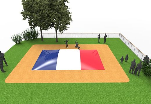 Compre o airmountain inflável da bandeira francesa para crianças. Encomende montanhas aéreas infláveis ​​agora online na JB Insuflaveis Portugal