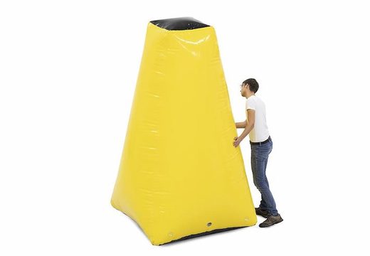 Compre um conjunto de obstáculos de batalha amarelo inflável de 6 peças para jovens e idosos. Encomende conjuntos de obstáculos de batalha infláveis ​​agora online na JB Insuflaveis Portugal